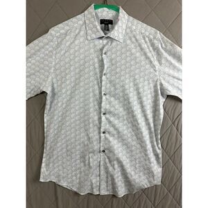 Alfani Button Up Men's Large Long‎ Sleeve